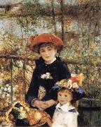 Pierre-Auguste Renoir On the Terrace France oil painting artist